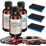 Hukai Car Plastic Plating Refurbishing Agent, Crystal Coating for Car Plastic Parts, Car Plastic Restorer Black, Plastic Model Car Kits, Nano Coating Agent, for DIY, Automotive, Easy to Use, 30ml