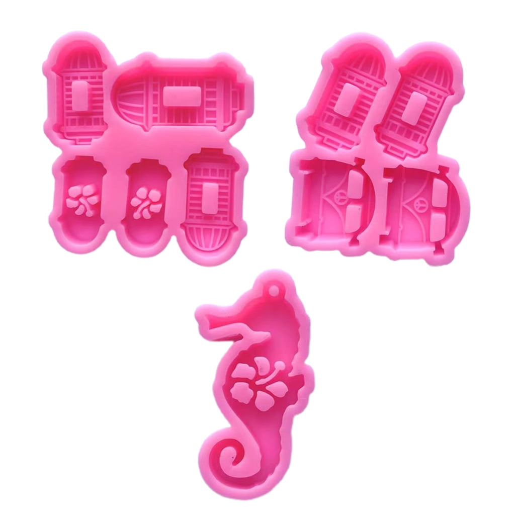 Framendino 3D Bird Epoxy Resin Molds - 4 Pack Silicone Molds For DIY Crafts & Jewelry
