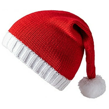 Hukai Christmas Knitted Hat Unisex Warm Winter Hat Family Gathering Hat for Party and Gifts