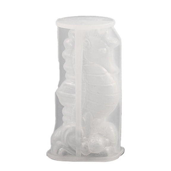 Hukai Creative Sea Shell Silicone Craft Mold Versatile Resin Concrete Casting Mould for Candle Vessels and Container