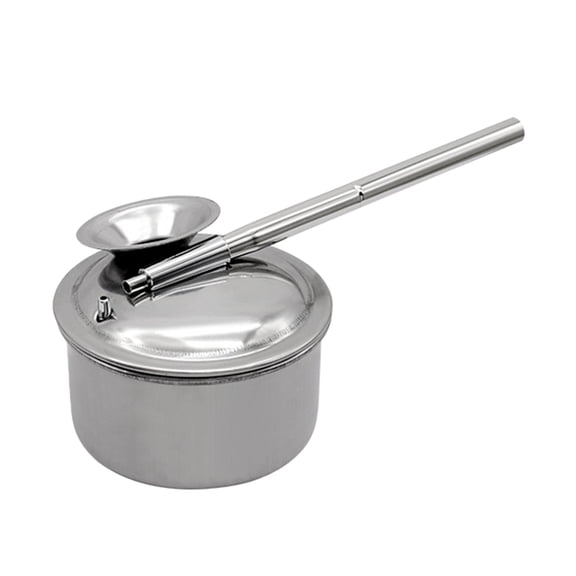 Hukai Stainless Steel Blowing Glaze Pots , 100ml Capacity, Glaze Blowing Pots Painting Sprayer