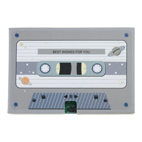 Hukai Voice Cassettes Tape 30/60/300 Seconds Message Recorder Customizable Sound Greeting Card
