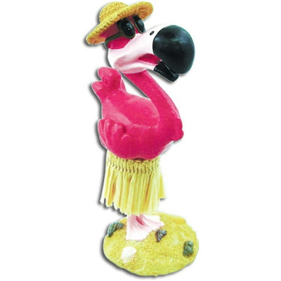 Hula Flamingo Mini Dashboard Doll 4.3"