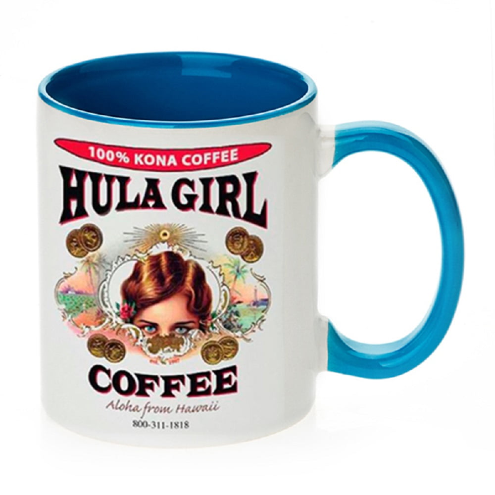 Mug Hula Girl – Tasse Kitsch Et Rétro Avec Danseuse Hawaïenne
