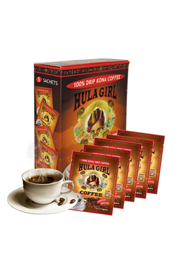 Drip Coffee 100% Kona Pack of 5