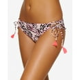 thumbnail image 1 of Hula Honey Bikini Bottoms Junior Crossed Paths Hipster   Pink XL, 1 of 3