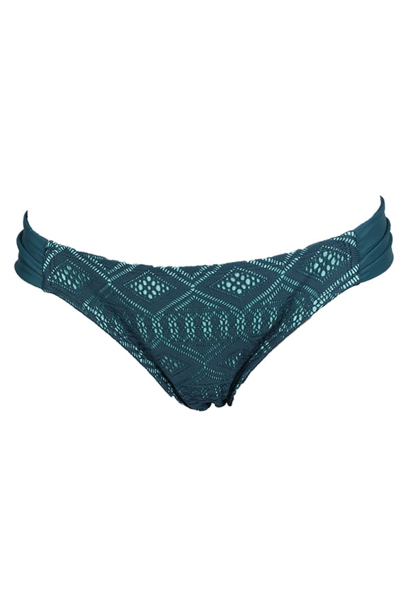 Green Mojave Diamond Crochet Hipster Bikini Bottom XL