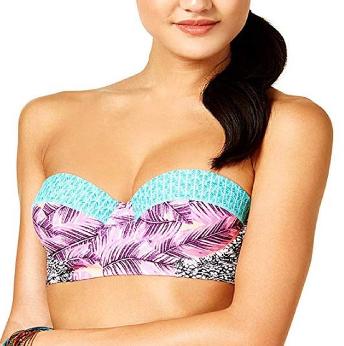 women's midkini swim top