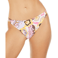 thumbnail image 1 of Hula Honey LILAC FIZZ MULTI Paisley Party Printed Bikini Swim Bottom, US Large, 1 of 2