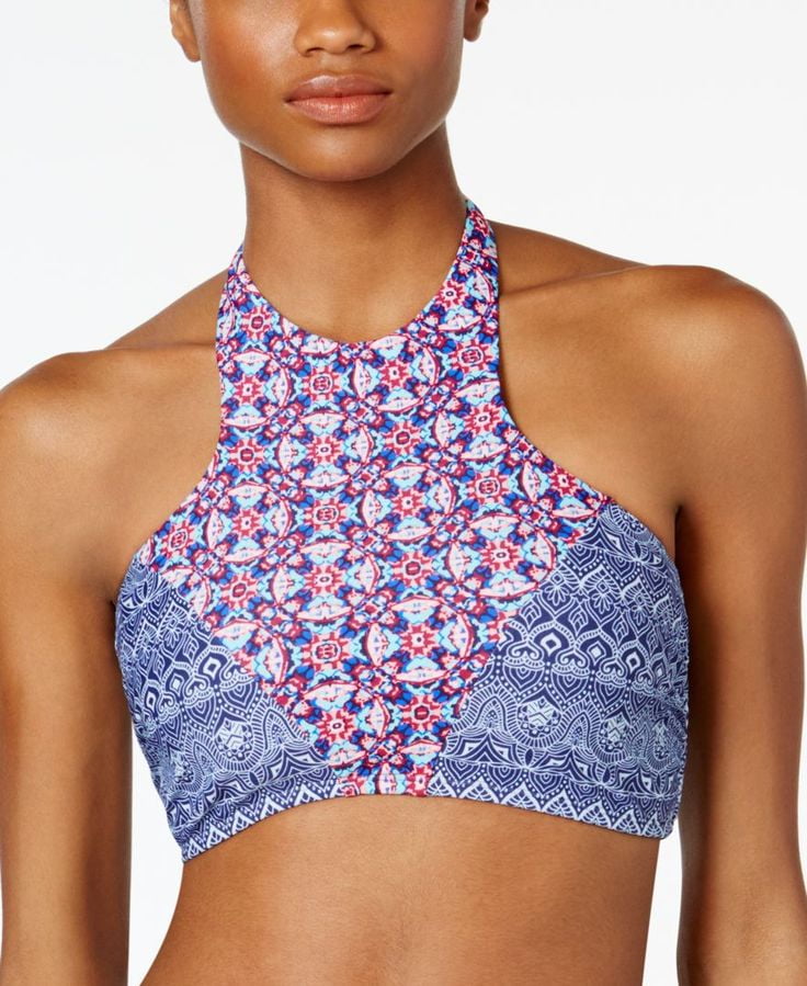 high neck swimsuit top