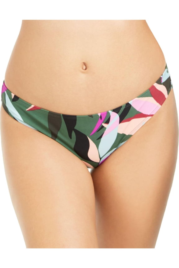 Womens Juniors Hyper Tropics Printed Hipster Swim Bottom Separates