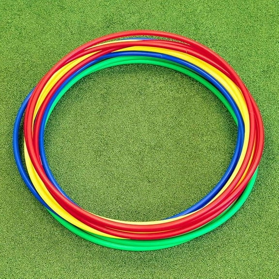 Hula Hoops, Pack of 6 or 12, Multi Use Hula Hoop: Kids, Adults, Dog Agility [Available in 4 Sizes]