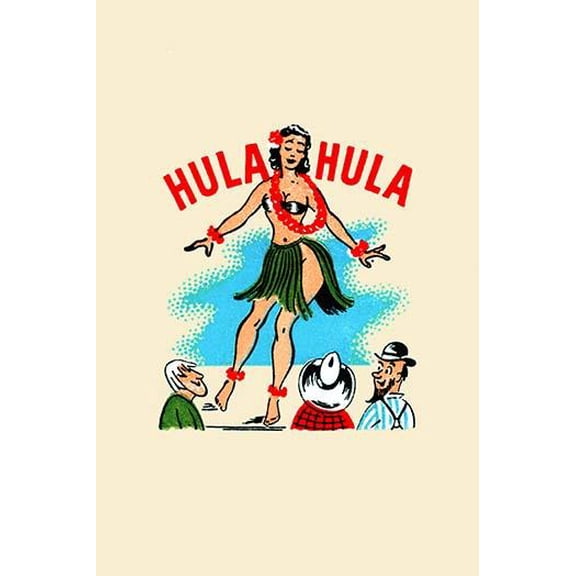 Hula Hula-Fine Art Canvas Print (20" x 30")