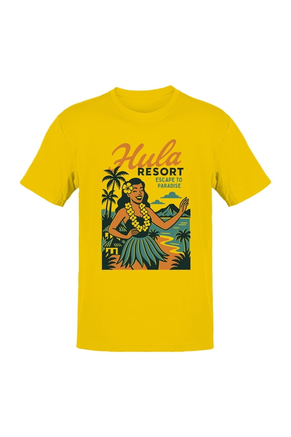 Hula Resort Escape to Paradise Men's T-shirt