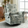 thumbnail image 1 of Hulala Home Roderich Farmhouse Upholstery Recliner with 360° Swivel and Gliding, Beige, 1 of 5