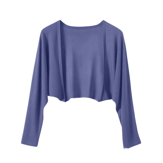 Hulanddfd Knitted Cardigan Sweater for Women Long-Sleeved Solid Color Casual Lightweight Cardigans Navy size Free Size