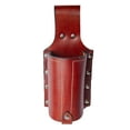 thumbnail image 1 of Hulara Full Grain Buff Leather Beer Holster Small Bottle Holster for Men Cowboy Beer Holder for Travel/Outdoor Beer Bottle Holder Belt Buckle, 1 of 5