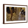 thumbnail image 1 of Art.com Huldigung an die Malerei. 1889 Giclee Print by Franz von Stuck, Brown Frame Wall Art, 29" x 21", 1 of 5