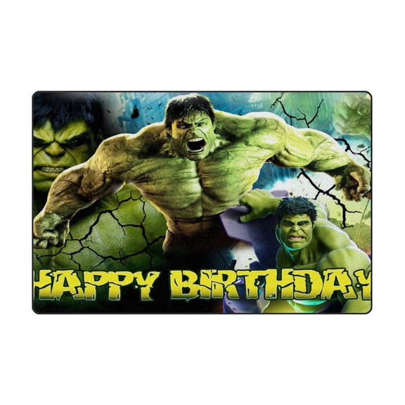 Hulk 15.7*23.6IN Home Decor Rugs Non-Skid Indoor Carpet, Durable Crystal Velvet Living Room Sofa Floor Mat