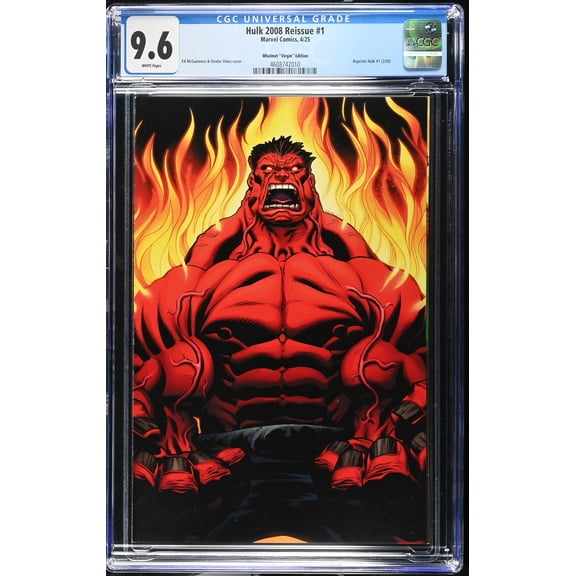 Hulk 2008 Reissue #1 - CGC 9.6 Comic Book