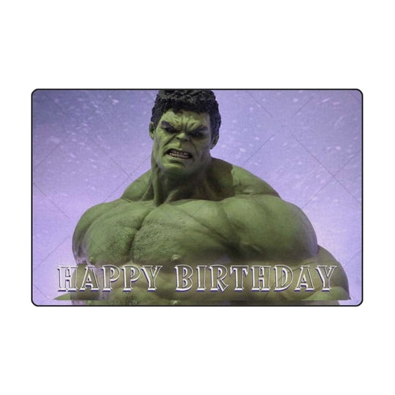 Hulk 24*36IN Home Decor Rugs Non-Skid Indoor Carpet, Durable Crystal Velvet Living Room Sofa Floor Mat