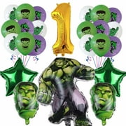 Hulk Balloons Party Supplies 1st Big Number Decorations Decor Kit Birthday