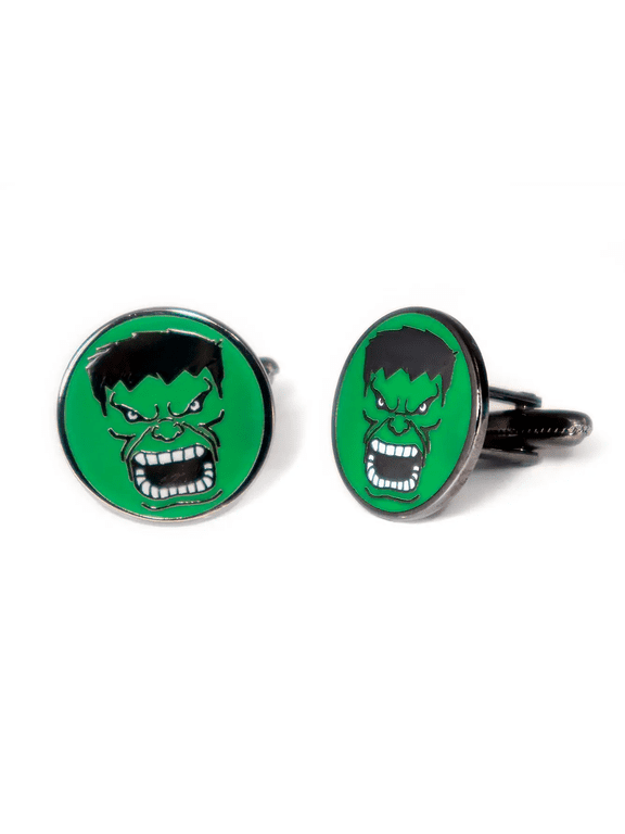 Hulk Cufflinks, Avengers Tie Clip, Groomsman Jewelry, Men’s Wedding Gifts