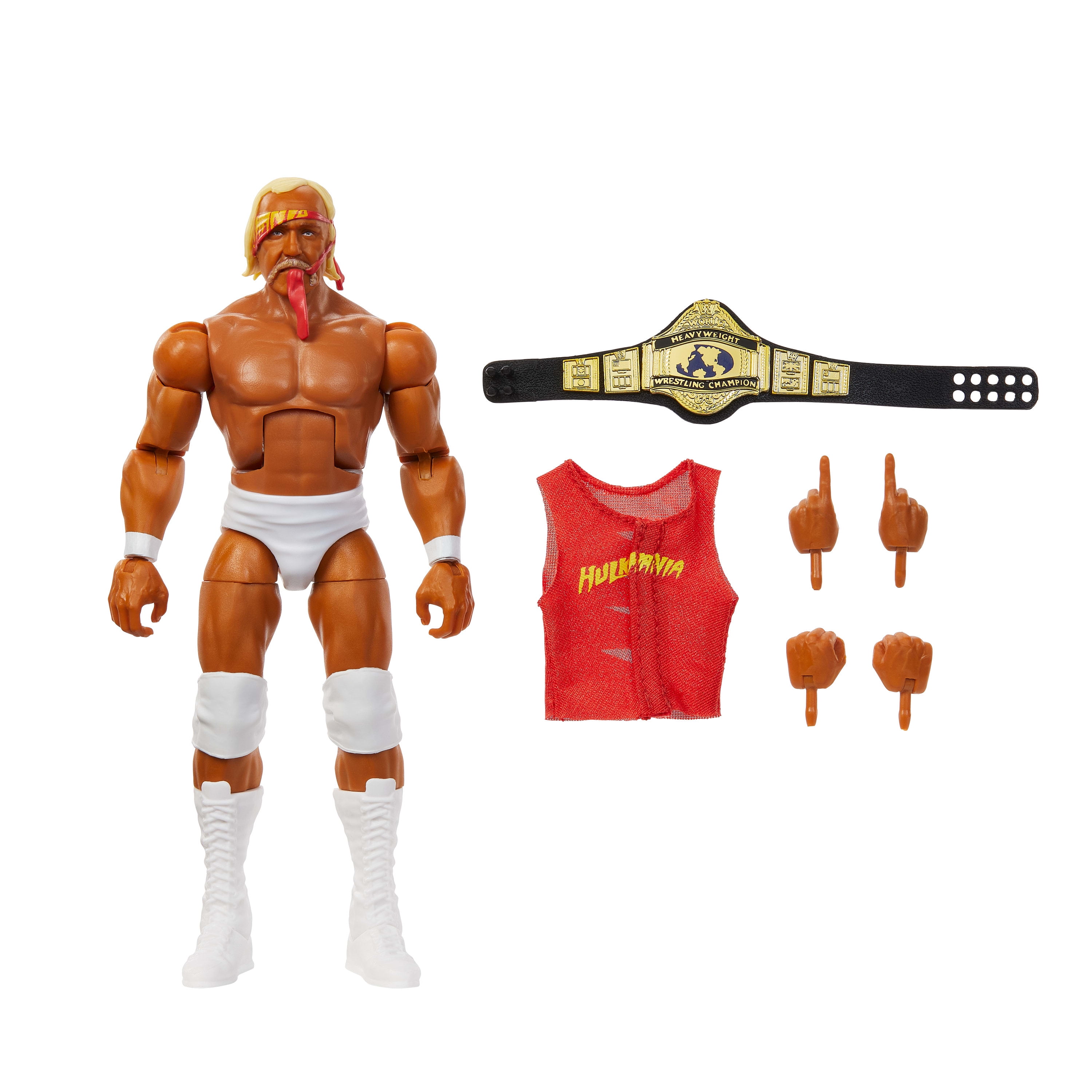 WWE Elite Hulk Hogan Action Figure, Greatest Hits 6-inch