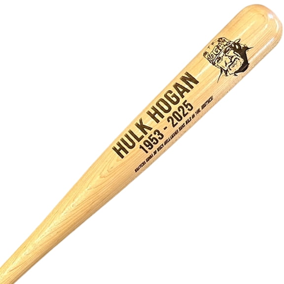 Hulk Hogan Commemorative Engraved Baseball Bat