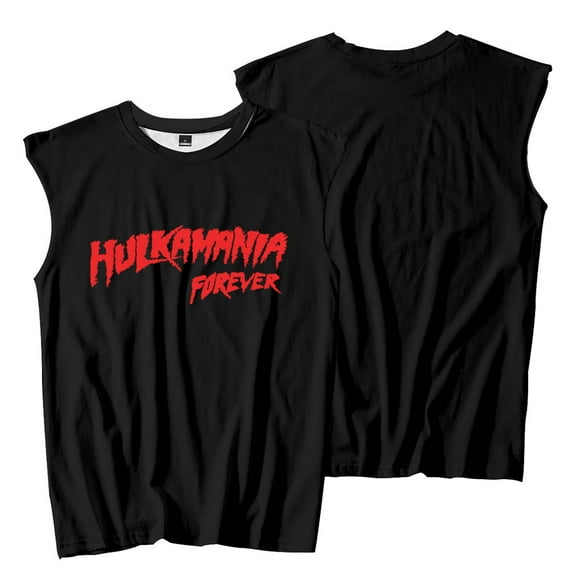 Hulkamania Forever Sleeveless T-Shirts Cosplay Women Men HipHop Tank Tops Tee