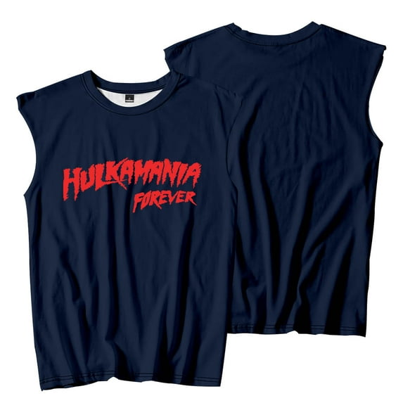 Hulkamania Forever Sleeveless T-Shirts Cosplay Women Men HipHop Tank Tops Tee