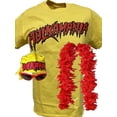 thumbnail image 1 of Hulk Hogan Hulkamania Boys Kids Yellow Costume, 1 of 9