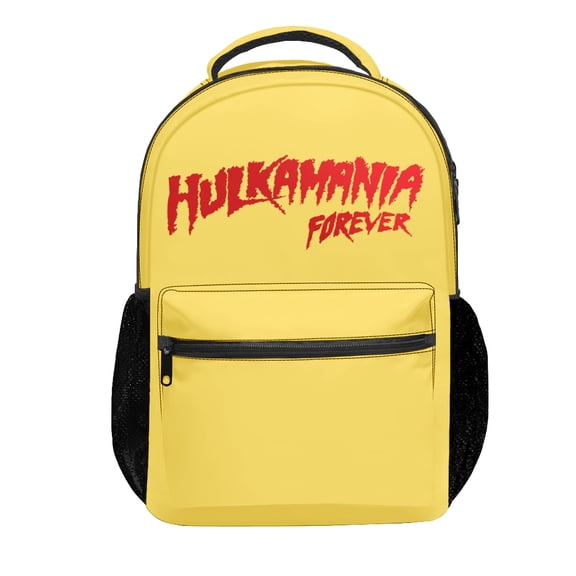 Hulk Hogan Hulkamania Forever Backpack Casual Packsack Women Men Outdoor Rucksack Travel Bag