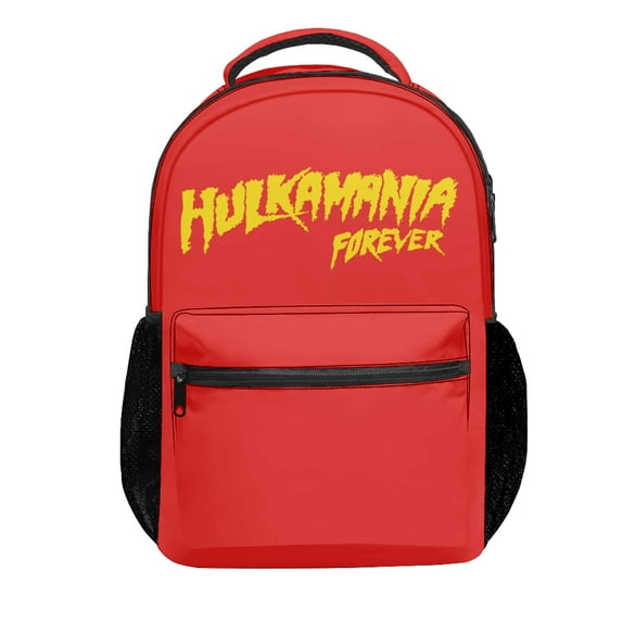 Hulk Hogan Hulkamania Forever Backpack Casual Packsack Women Men Outdoor Rucksack Travel Bag