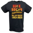 thumbnail image 1 of Hulk Hogan Hulkamania Will Live Forever 1953-2025 Tribute T-shirt, 1 of 4