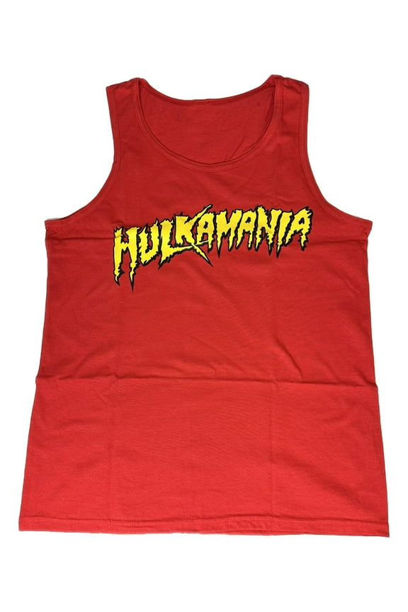 Hulk Hogan Hulkamania Yellow Logo Tank Top Shirt