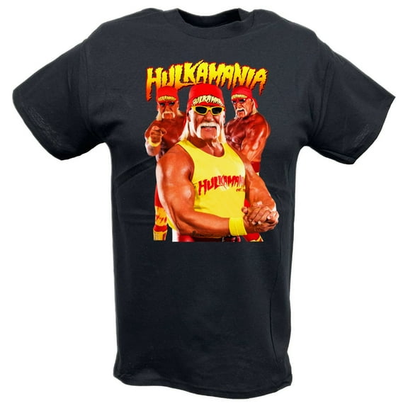 Hulk Hogan Hulking Up Mens Black T-shirt