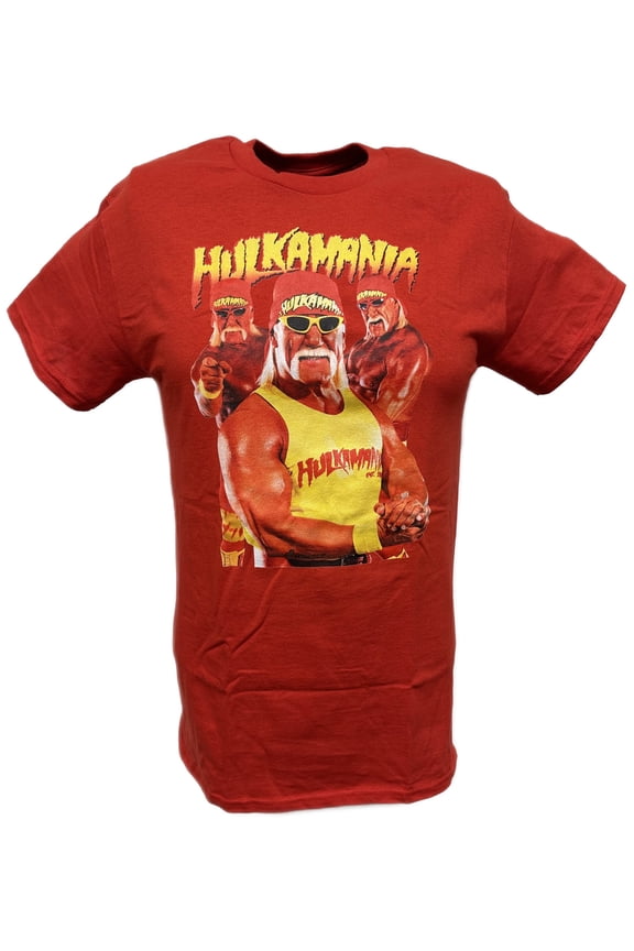 Hulk Hogan Hulking Up Mens Red T-shirt