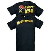 Hulk Hogan Running Wild Hulkamania Mens Black T-shirt S