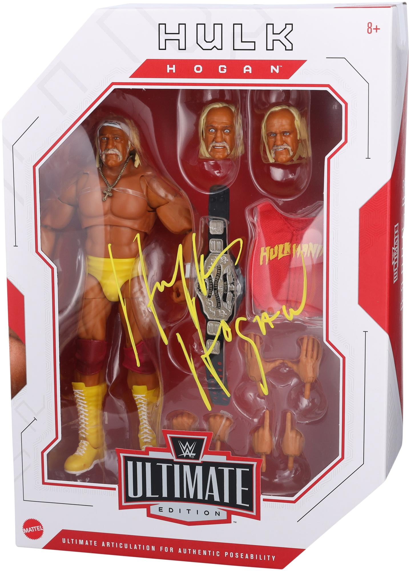 WWE Mattel Ultimate Edition Series 13 Action Figure shops Hulk Hogan New