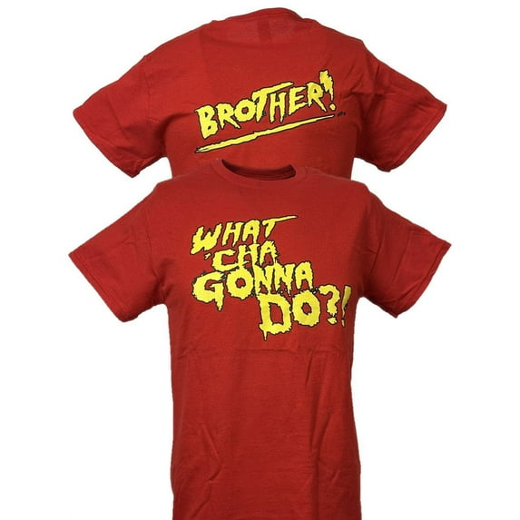 Hulk Hogan Whatcha Gonna Do Brother Red T-shirt