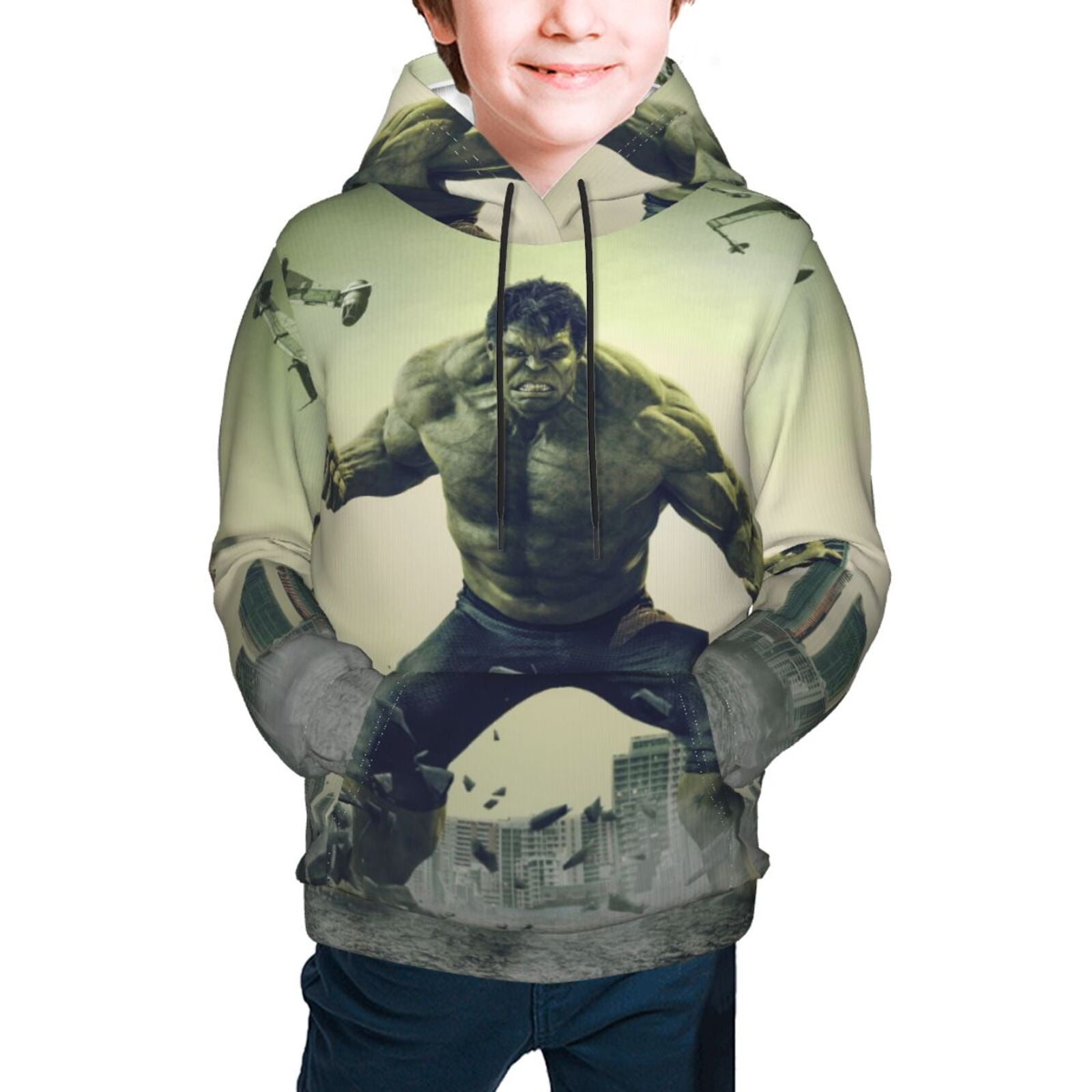 Hulk Hoodie 3D Print Pullover Hooded Long Sleeve Sweatshirts Tops ...