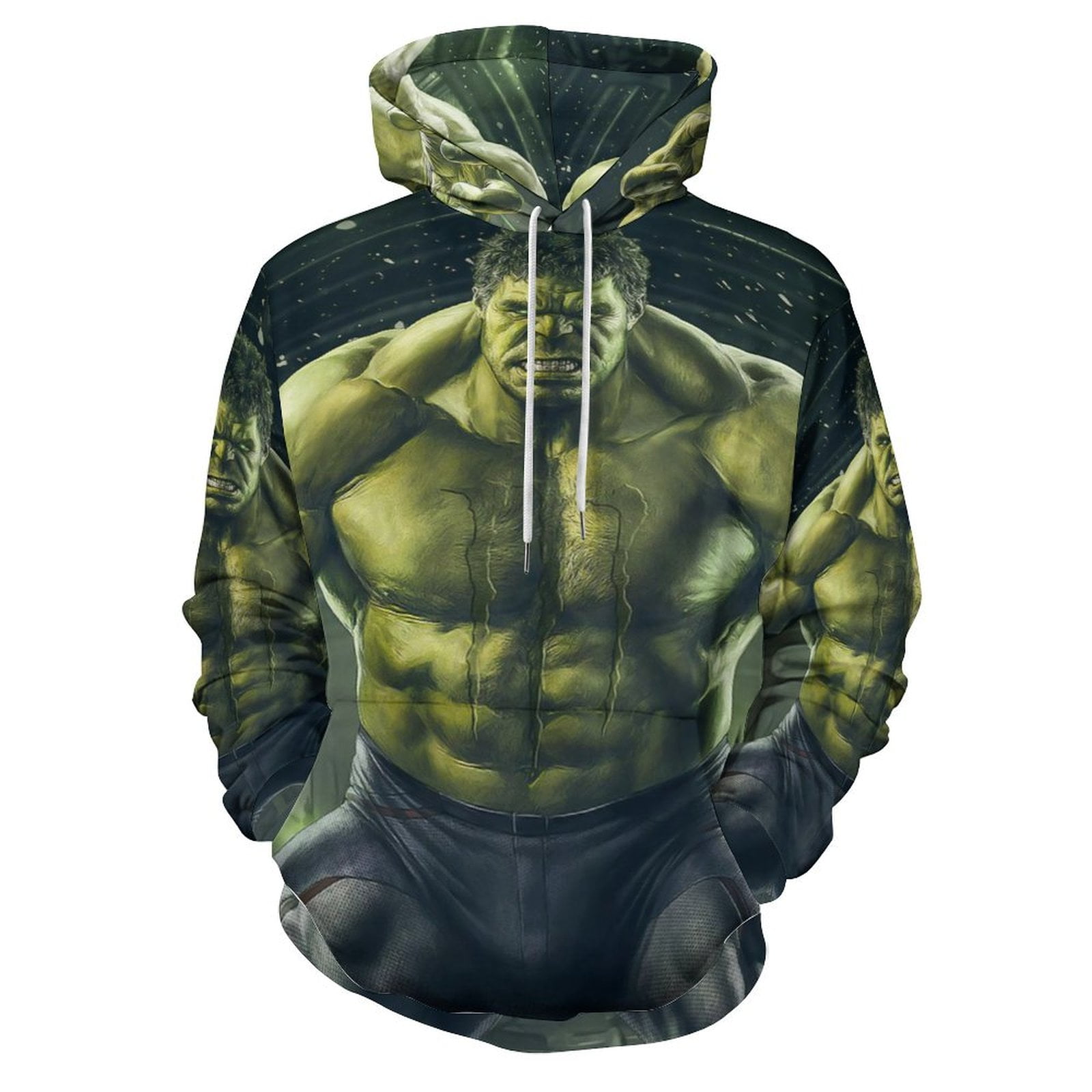 Hulk Hoodie 3D Print Pullover Hooded Long Sleeve Sweatshirts Tops ...