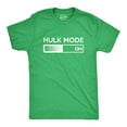 thumbnail image 1 of Hulk Mode On T Shirt Funny Graphic Gym Workout Top Sarcastic Saying Adult Humor Graphic Tees, 1 of 9