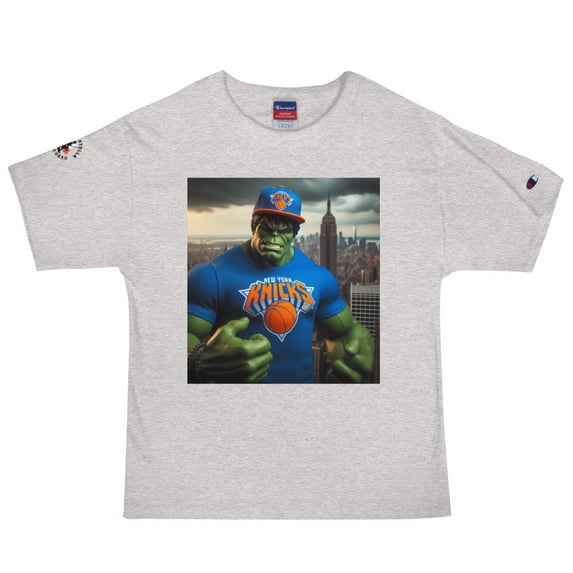 Hulk NYKnicks Champion T-Shirt (Oxford Grey Heather, L)