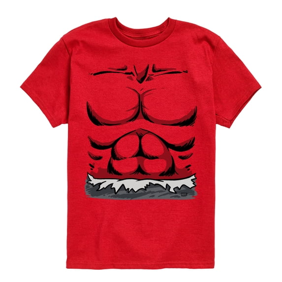 Marvel - Red Hulk Costume - Youth Boys Short Sleeve Graphic T-Shirt