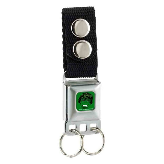 Hulk Seatbelt Keychain w/Snap-On Belt Loop