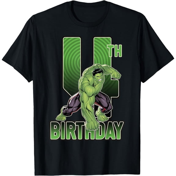 Hulk Smash 3rd 4th 5th Birthday Stand Pose Kids DTG Print Unisex T-Shirt