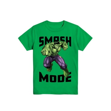 Hulk Boys Smash Mode Graphic T-Shirt, 4-18