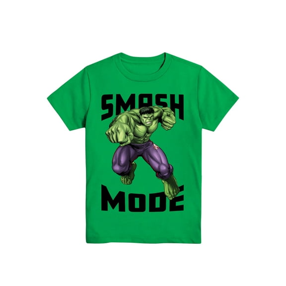 Hulk Boys Smash Mode Graphic T-Shirt, 4-18